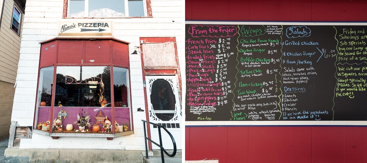 Nino's Pizzeria Menu